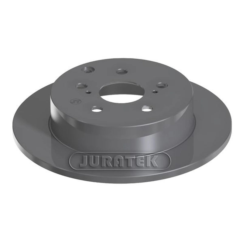 Juratek 2 x Solid Brake Discs fits Toyota Verso 2009-2018 1.6 1.8 2.0 2.2