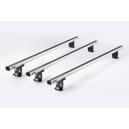 Summit 3 x Aluminium Fixed Point Roof Bars Rack 1.5m for Renault Master X62 Summit - Bars 4 Cars