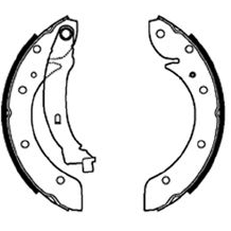 Abtex Brake Shoe Set Axle Kit fits Citroën Berlingo / Berlingo First 1996-2011