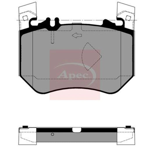 Apec Front Brake Pad Set PAD2455