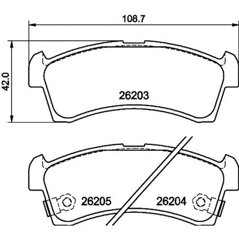 Mintex Brake Pad Set