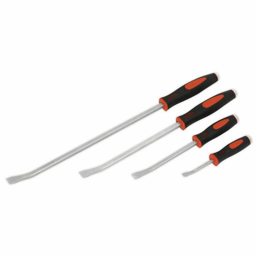 Sealey Angled Pry Bar Set 4pc Heavy-Duty Sealey - Dynamic Drive