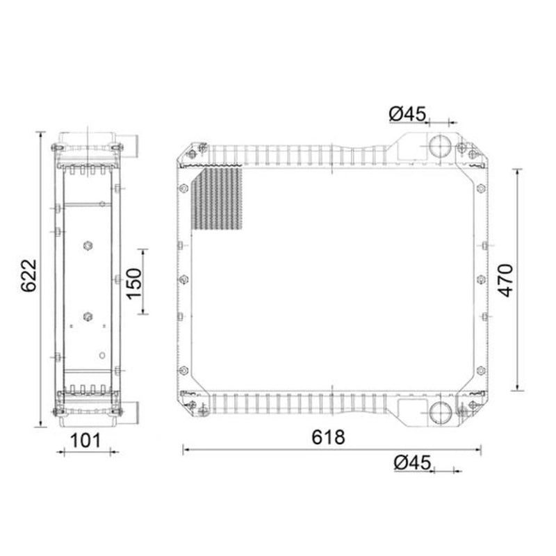Mahle Engine Radiator