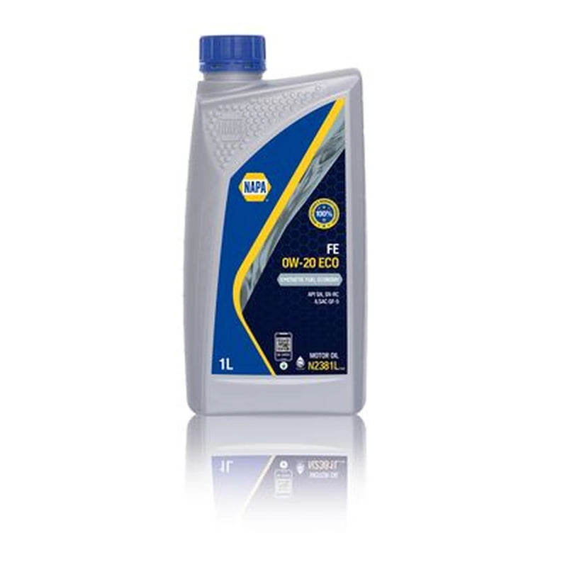 NAPA Engine Synthetic Oil 1L SN/RC 0W-20 fits Acura Mdx 2013 on 3.5