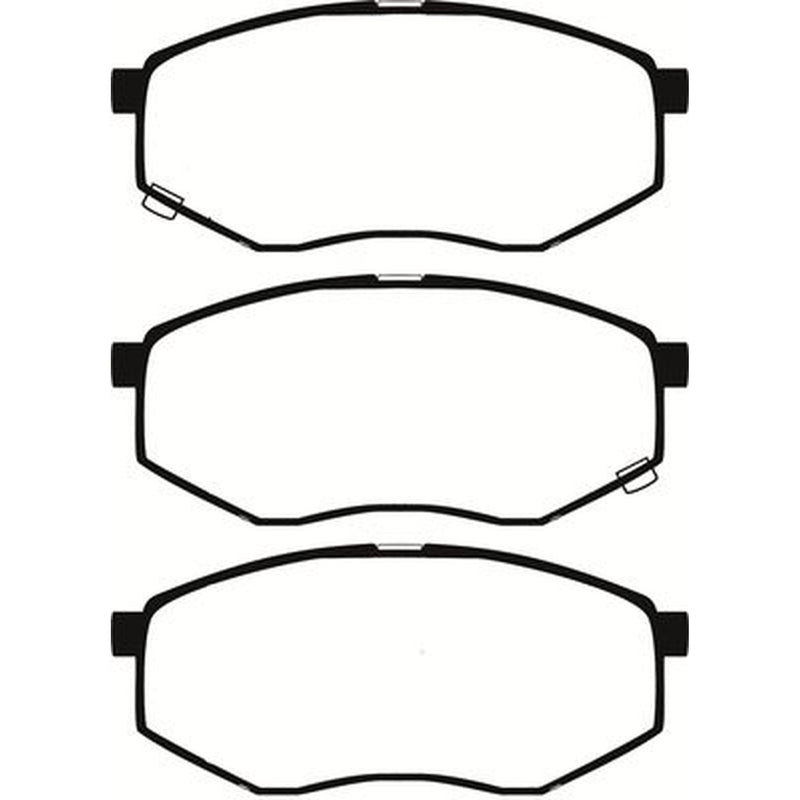 Abtex Front Brake Pad Set fits Hyundai IX20 2010-2019 1.4 1.6