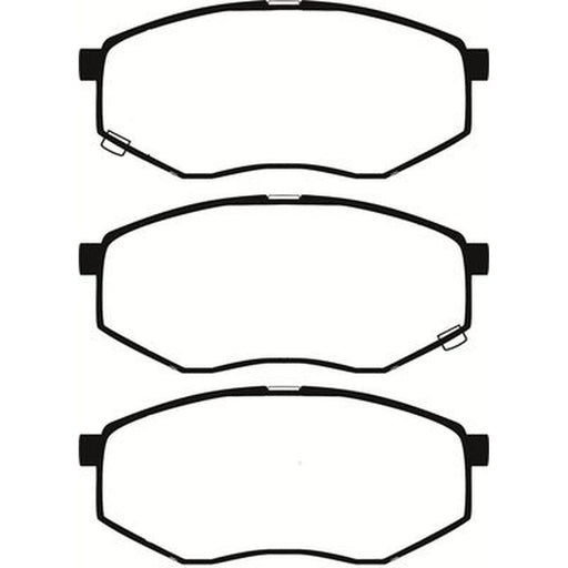 Abtex Front Brake Pad Set fits Hyundai IX20 2010-2019 1.4 1.6