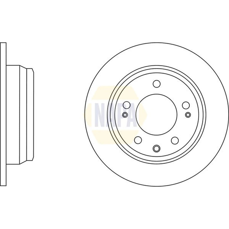 NAPA Front & Rear Brake Discs & Pads fits Kia Sportage III 2010-2015 1.6 1.7 2.0