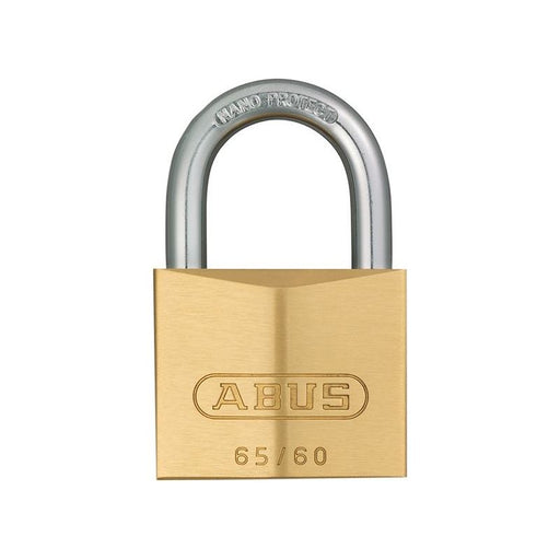 Abus Mechanical 65/60mm Brass Padlock Keyed Alike 6602 ABUS Mechanical - Dynamic Drive
