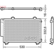 Denso Air Conditioning Condenser DCN50060