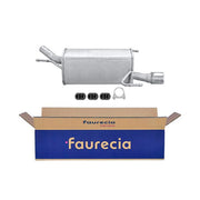 Hella End Silencer Rear fits Opel Corsa C 2000-2009 1.0