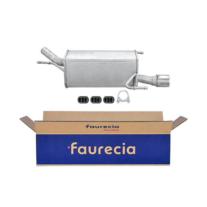 Hella End Silencer Rear fits Opel Corsa C 2000-2009 1.0