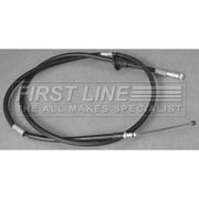 First Line Handbrake Cable Left Rear fits Mitsubishi Space 1998-2004 2.0 2.4