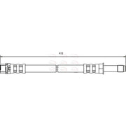 Apec Brake Hydraulic Hose Line Front HOS3538