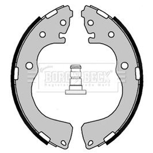 Borg & Beck Brake Shoe Set Axle Kit BBS6481