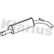 Klarius Box With Centre Pipe Centre fits Seat Mii 2011-2019 1.0
