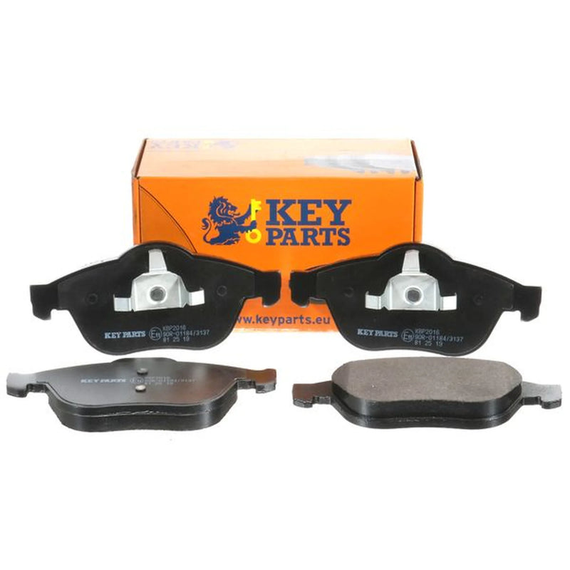 Key Parts 4 x Front Brake Pad Set fits Renault Grand Scénic II 2005-2008 2.0