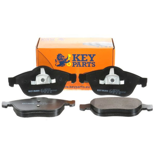 Key Parts 4 x Front Brake Pad Set fits Renault Grand Scénic II 2005-2008 2.0