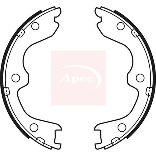Apec Parking Brake Shoe Set SHU706
