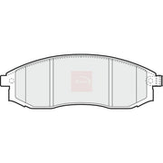 Apec Front Brake Pad Set fits Mitsubishi L200 1996-2007 2.5 2.8 3.0