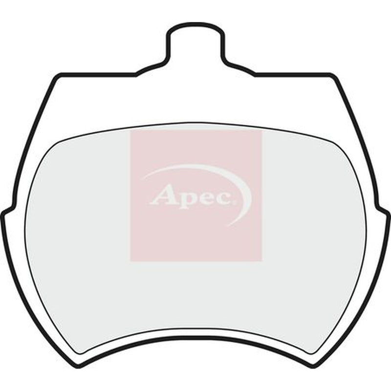 Apec Front Brake Pad Set fits Austin Mini II 1969-1980