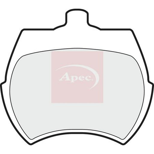 Apec Front Brake Pad Set fits Austin Mini II 1969-1980