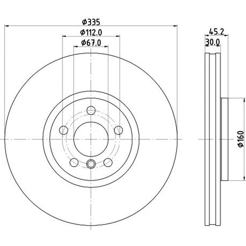 DON Front & Rear Brake Discs & Pads fits Mini Mini 2015-2016