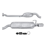 Hella End Silencer Rear fits Alfa Romeo 145 1995-2001 2.0
