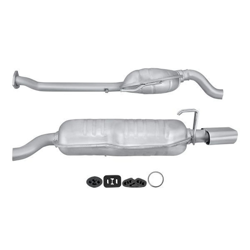 Hella End Silencer Rear fits Alfa Romeo 145 1995-2001 2.0