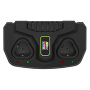 Sealey Fast Charge Dual Battery Charger for 10.8V SV10.8 Series CP108VMC2 Sealey - Dynamic Drive