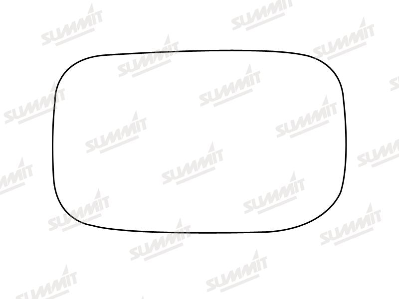 Summit Stick-On Standard Mirror Glass fits Rover 200 LHS RHS Summit - Bars 4 Cars