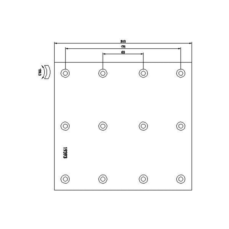 Textar Textar Cv Brake Lining Set 1939308