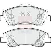 Apec Front Brake Pad Set fits Hyundai I10 II 2013-2019 1.0 1.2