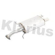 Klarius Box With Tail Pipe Rear fits Volvo S40 I 1997-2003 1.9 2.0