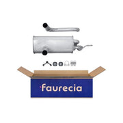 Hella End Silencer Rear fits VW Tiguan 2008-2018 1.4