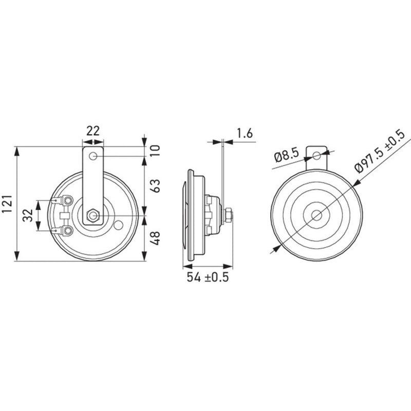 Hella Car Horn Signal Unit