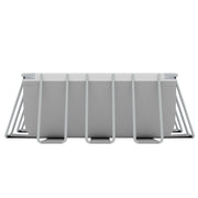 Dellonda Steel Frame Rectangular Swimming Pool - Step Ladder & Filter Pump 25ft Dellonda - Dynamic Drive