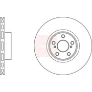 Apec 2 x Vented Brake Discs fits Toyota Hilux Vigo VII Pickup 2006-2015 2.5