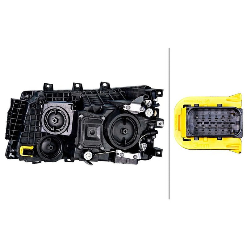 Hella Headlight Headlamp H7 Right fits Scania G II 2017 on