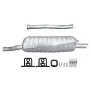 Hella End Silencer Rear fits BMW 3 1990-1999