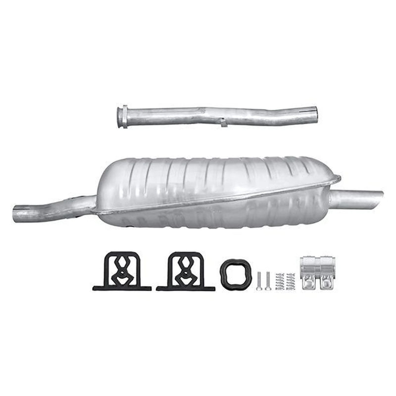 Hella End Silencer Rear fits BMW 3 1990-1999