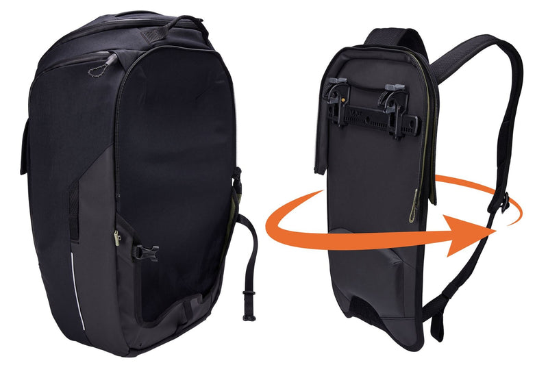 Thule Paramount hybrid bike pannier and backpack 26L black Thule - Bars 4 Cars