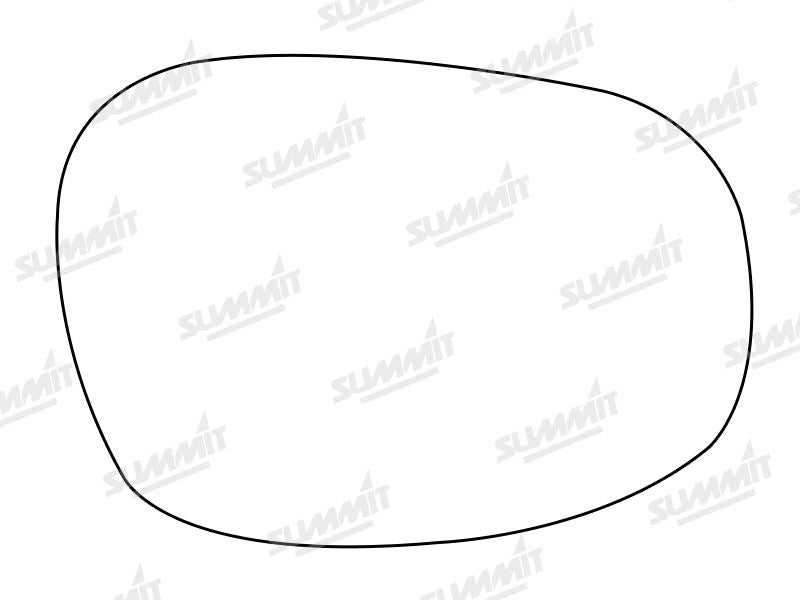 Summit Stick-On Aspheric Mirror Glass fits BMW 3 Series 12 on LHS Summit - Bars 4 Cars