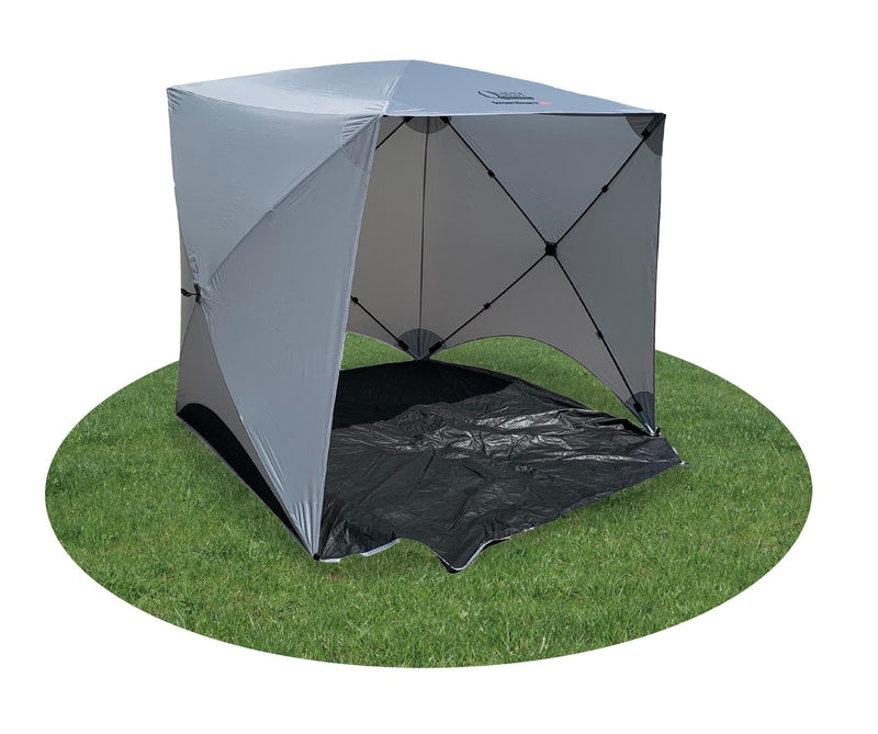 Quest Screen House 4 Mini pop up Gazebo Grey Quest Leisure - Dynamic Drive