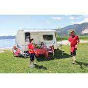 Fiamma CaravanStore Lightweight Manual Opening Awning 190 Royal Grey Fabric Fiamma  - Dynamic Drive