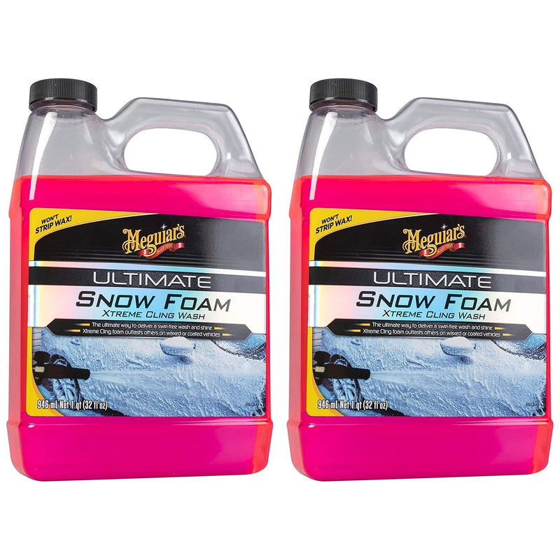 2x Meguiar's G191532EU Ultimate Snow Foam Xtreme Cling 946ml Meguiar's - Bars 4 Cars
