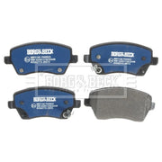 Borg & Beck Front & Rear Brake Discs & Pads fits Suzuki Swift III 2006-2015 1.6