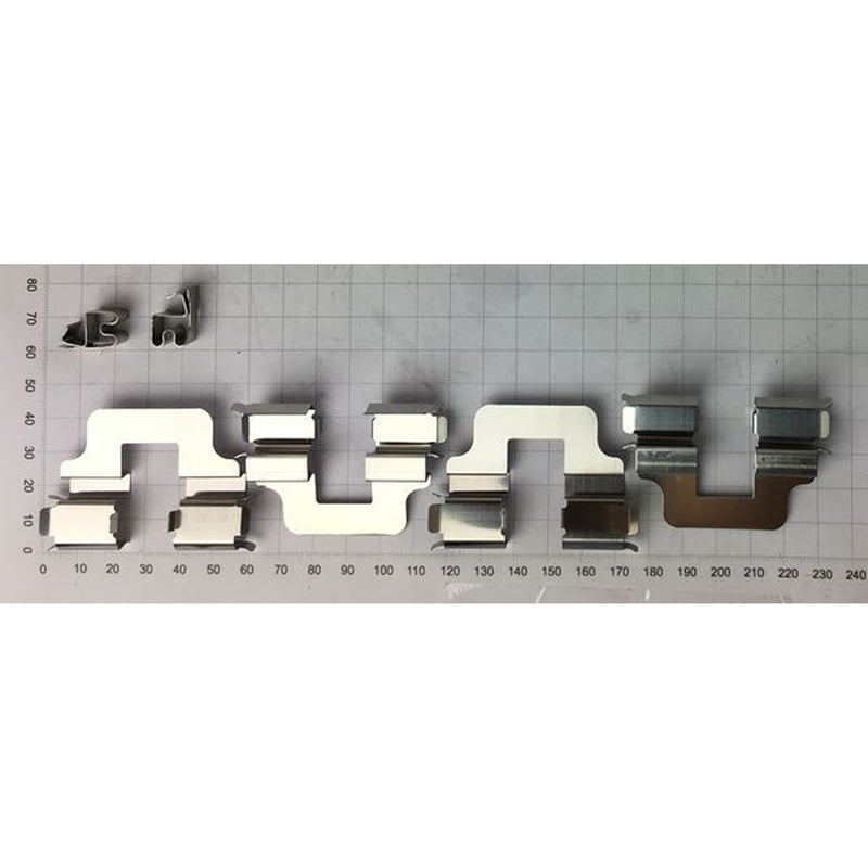 Juratek Brake Pad Accessory Fitting Kit Rear fits Abarth 500 2008 on 1.4