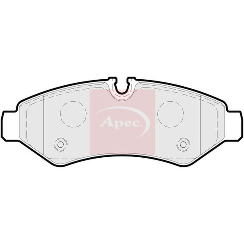 Apec Rear Brake Pad Set fits Mercedes-Benz Sprinter 3,5-T 2018-2025