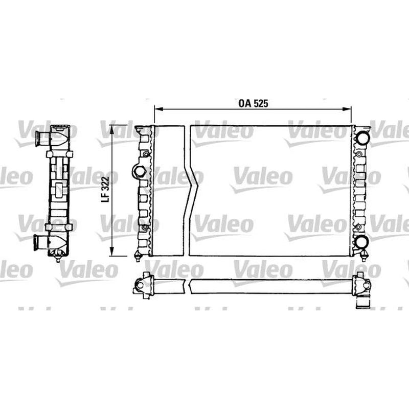 Valeo Engine Radiator 730505