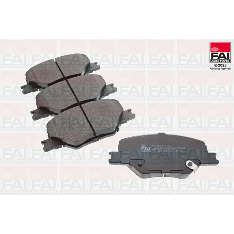 FAI Front Brake Pad Set fits Opel Insignia B Country Tourer 2017 on 1.5